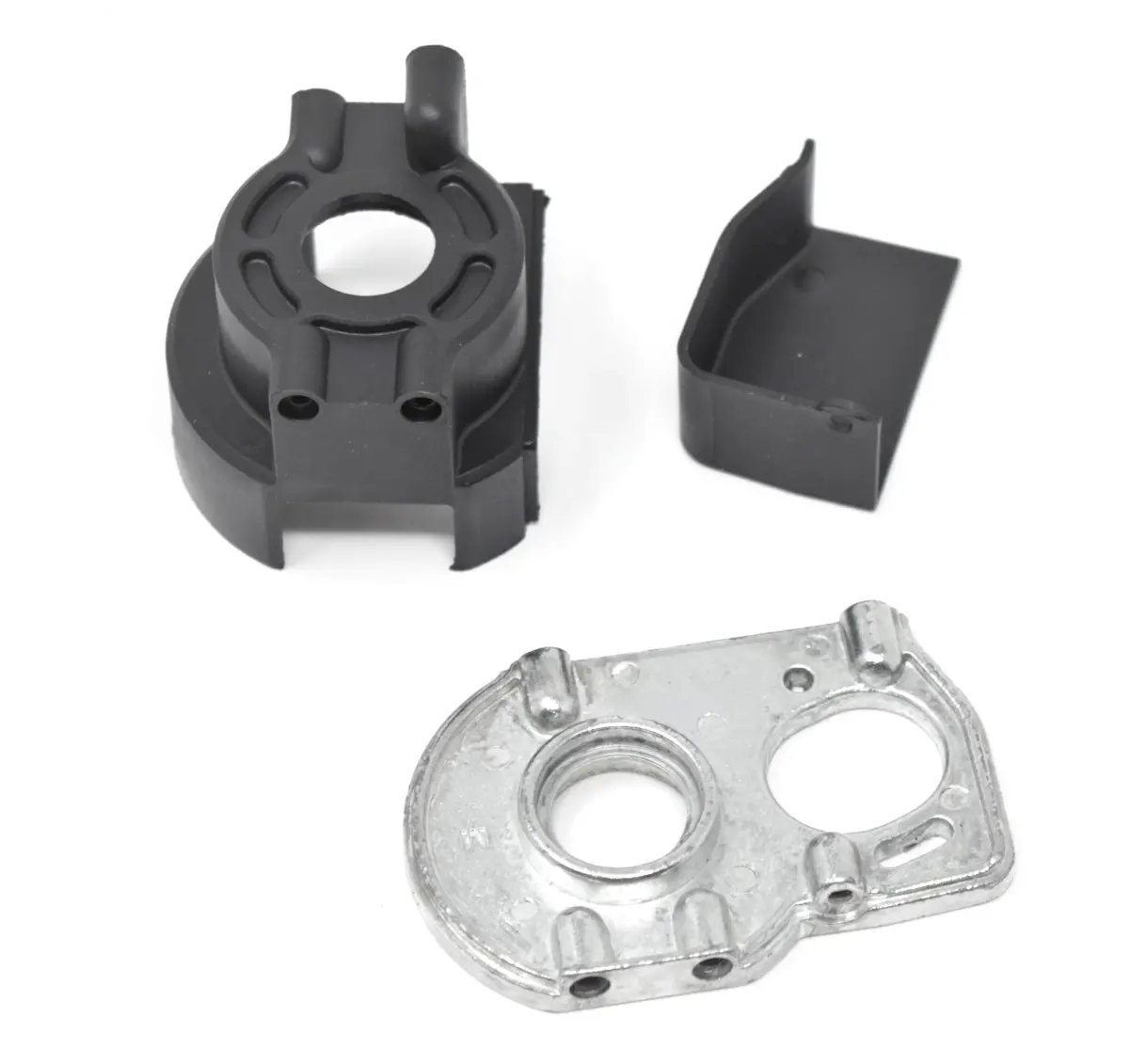 Losi Lasernut U4 - Silver Aluminum Motor Mount Center Diff Cover Buggy Los03028 1