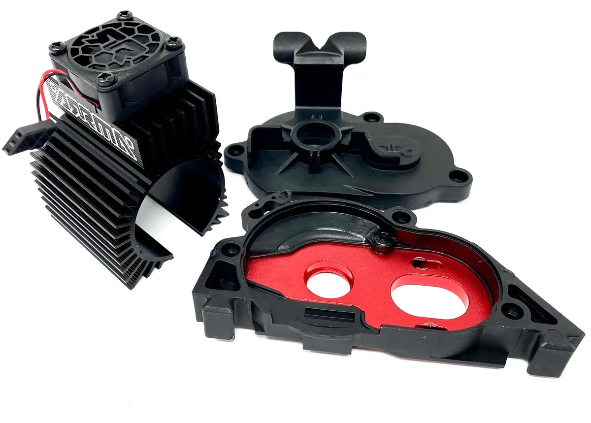 Arrma Senton 4X4 3S Blx - Aluminum Red Mount Motor Fan Senton Typhon Ara4303v3 2