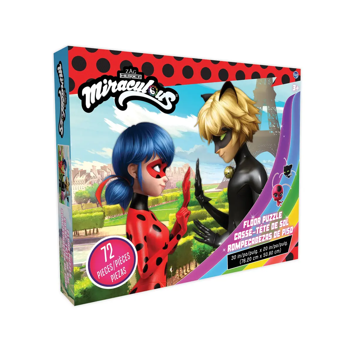 Miraculous Ladybug & Cat Noir 72-Piece Floor Puzzle 1
