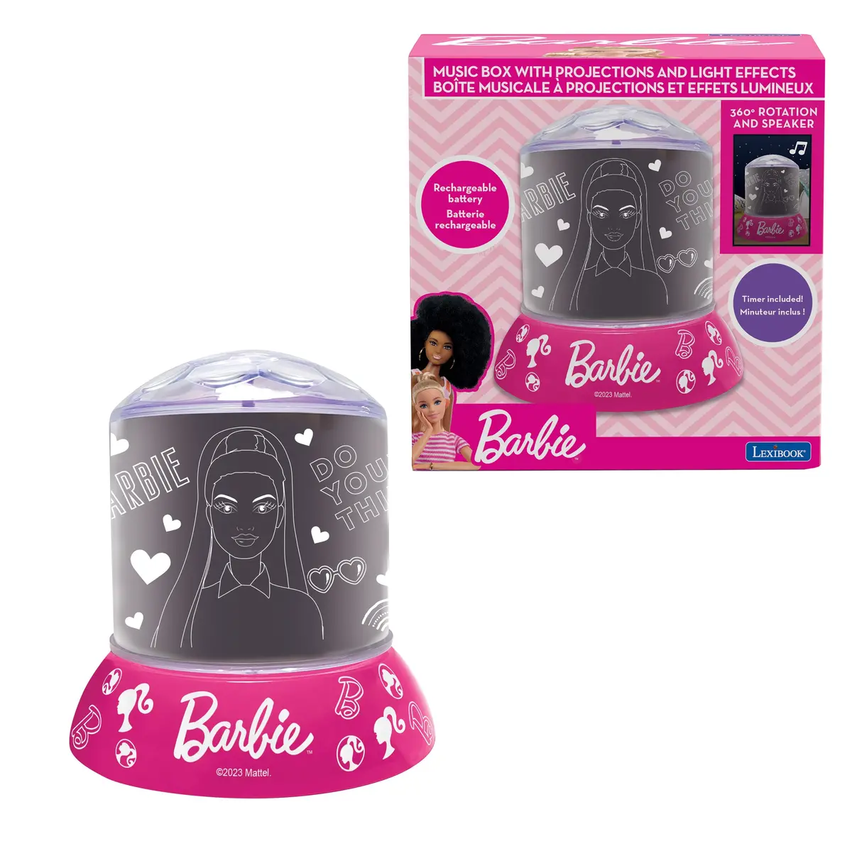 Barbie Dreamlight Projector And Speaker - Kids' Nightlight 1