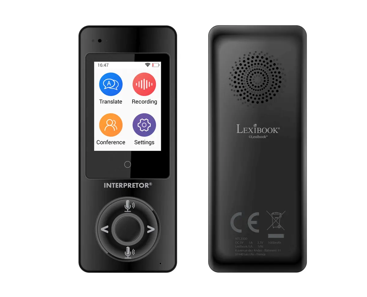 Lexibook Interpretor Translator - Multilingual Speech-To-Text Device 1
