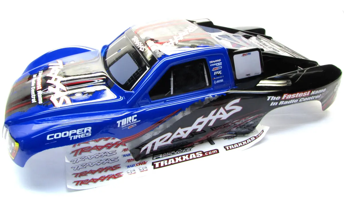 Nitro Slash Body Shell (Blue Painted Cover & Decals Prographix 44056-3 1