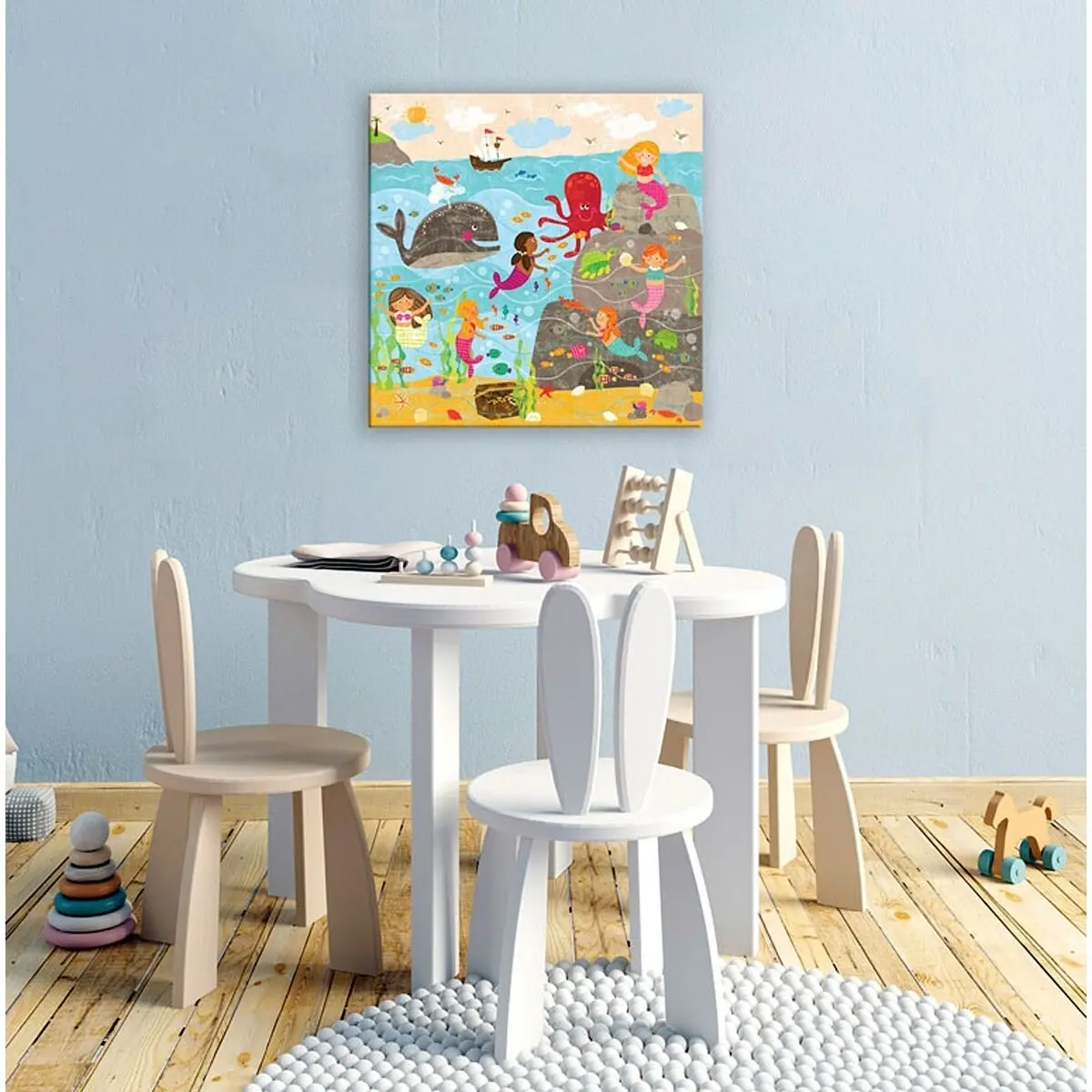 Oopsy Daisys Mermaid Mingle Art Canvas By Liza Lewis 1