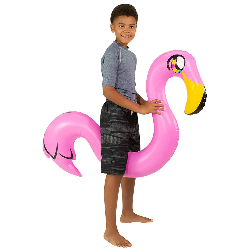 Poolcandy Vibrant Flamingo Ride-On Noodle Float 1