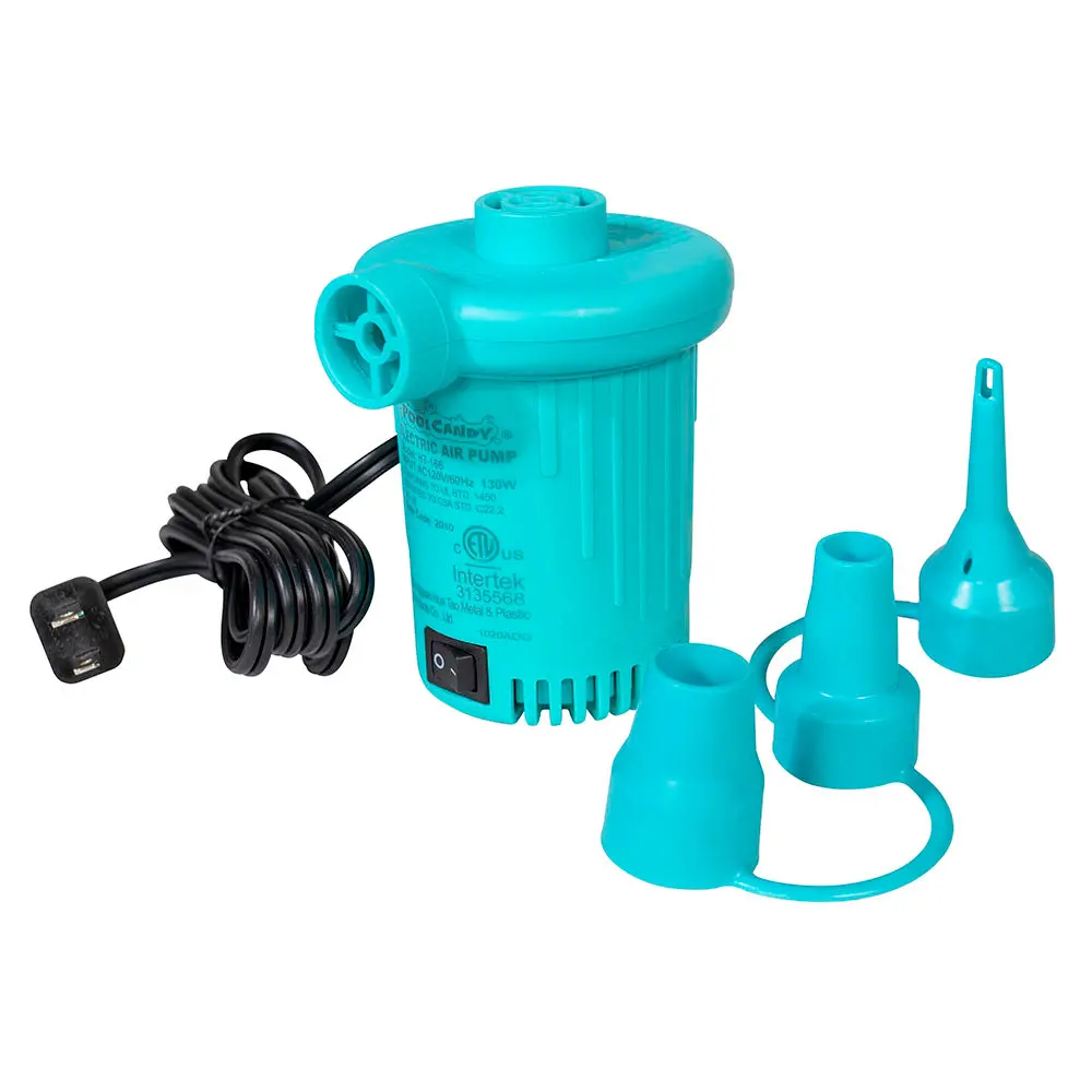 Poolcandy Inflate-Mate Electric Pump - Powerful & Quiet, Blue 1