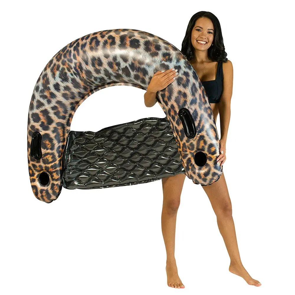 Poolcandy Safari Collection Jumbo Sun Chair - Leopard Print 1
