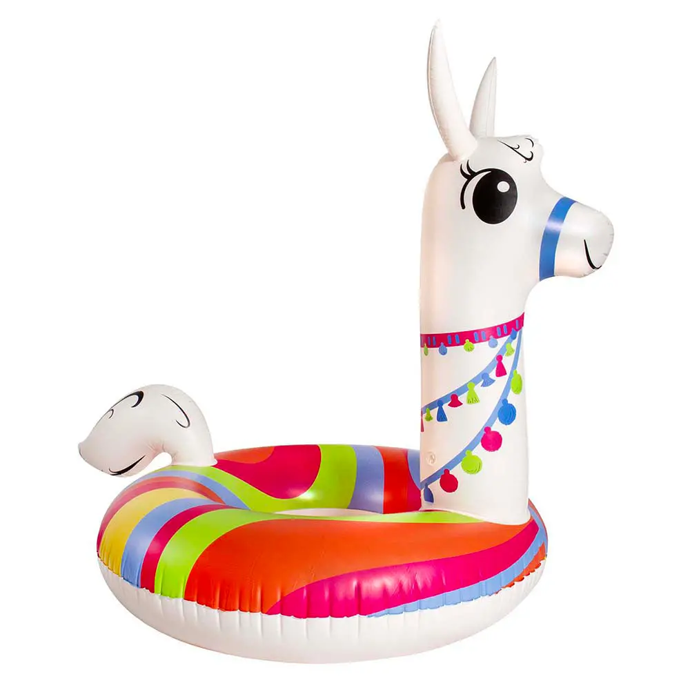 Jumbo Glitter Llama Inflatable Pool Tube - 48" Party Float 1