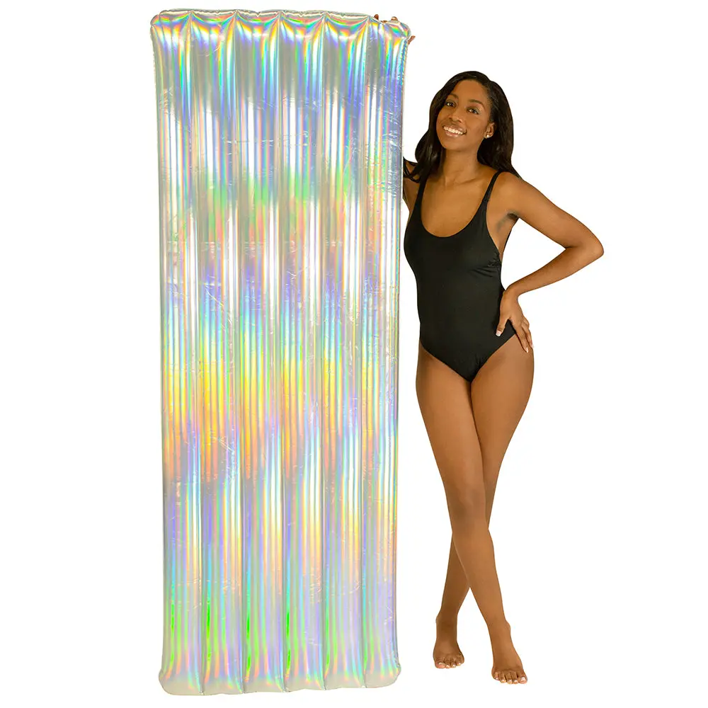 Poolcandy Holographic Deluxe Pool Raft - 74 X 30 Inches 1