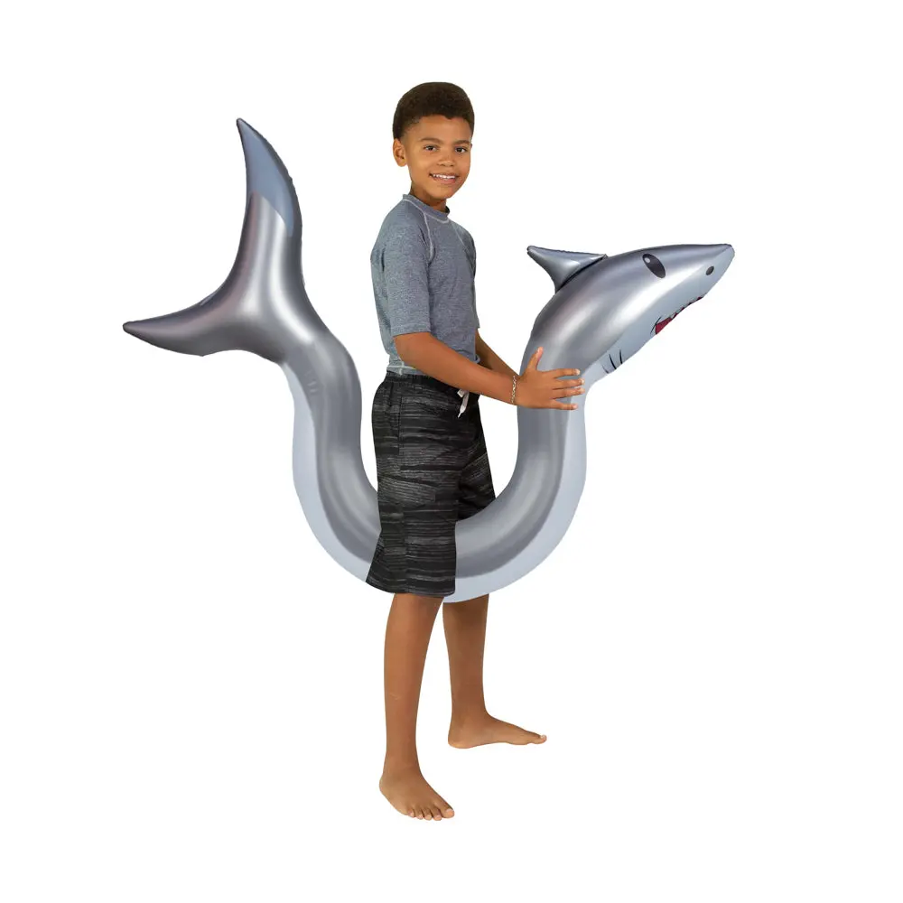 Poolcandy Shark Ride-On Noodle - Heavyweight Pvc Pool Float 1