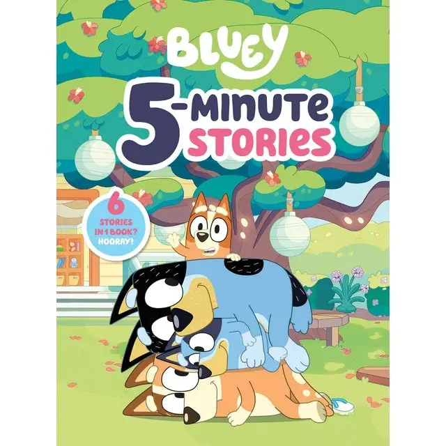 Bluey 5-Minute Stories Hardcover Collection - Kindergarten Level 1