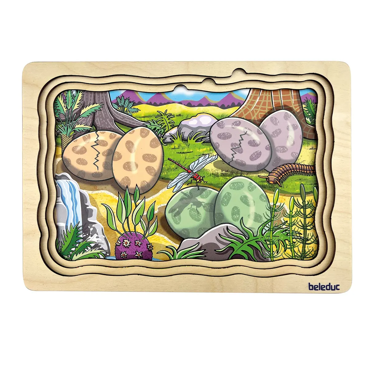 Beleduc Dino Layer Puzzle - Journey To Prehistoric Playtimes 1