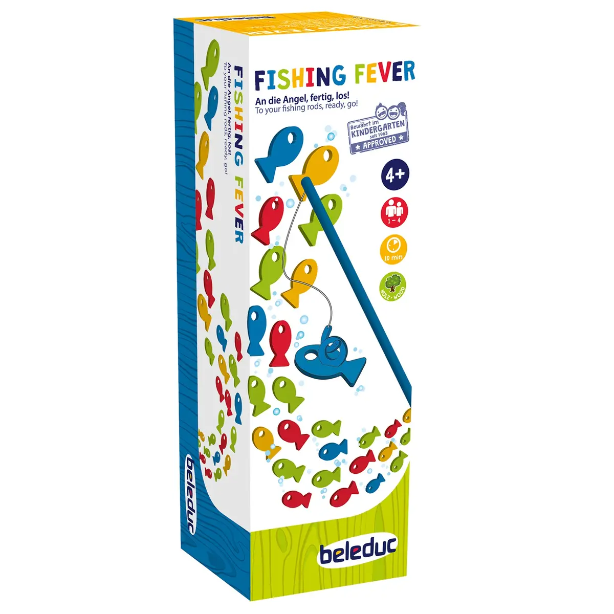 Beleduc Fishing Fever Colorful Wooden Fishing Game 1