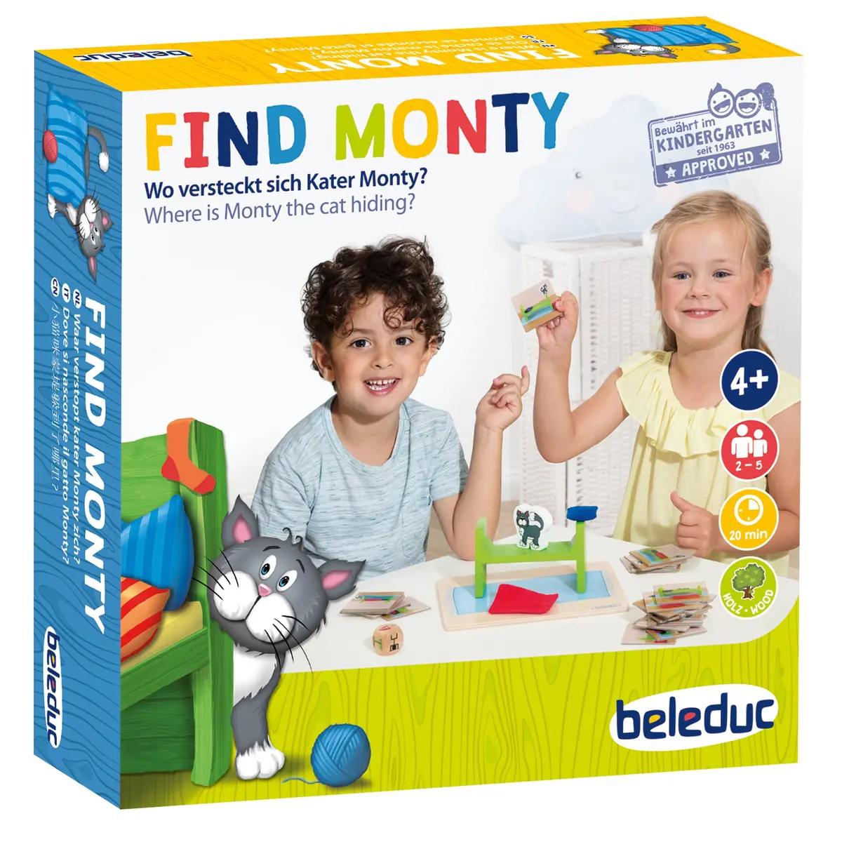 Beleduc Find Monty Memory Board Game 1