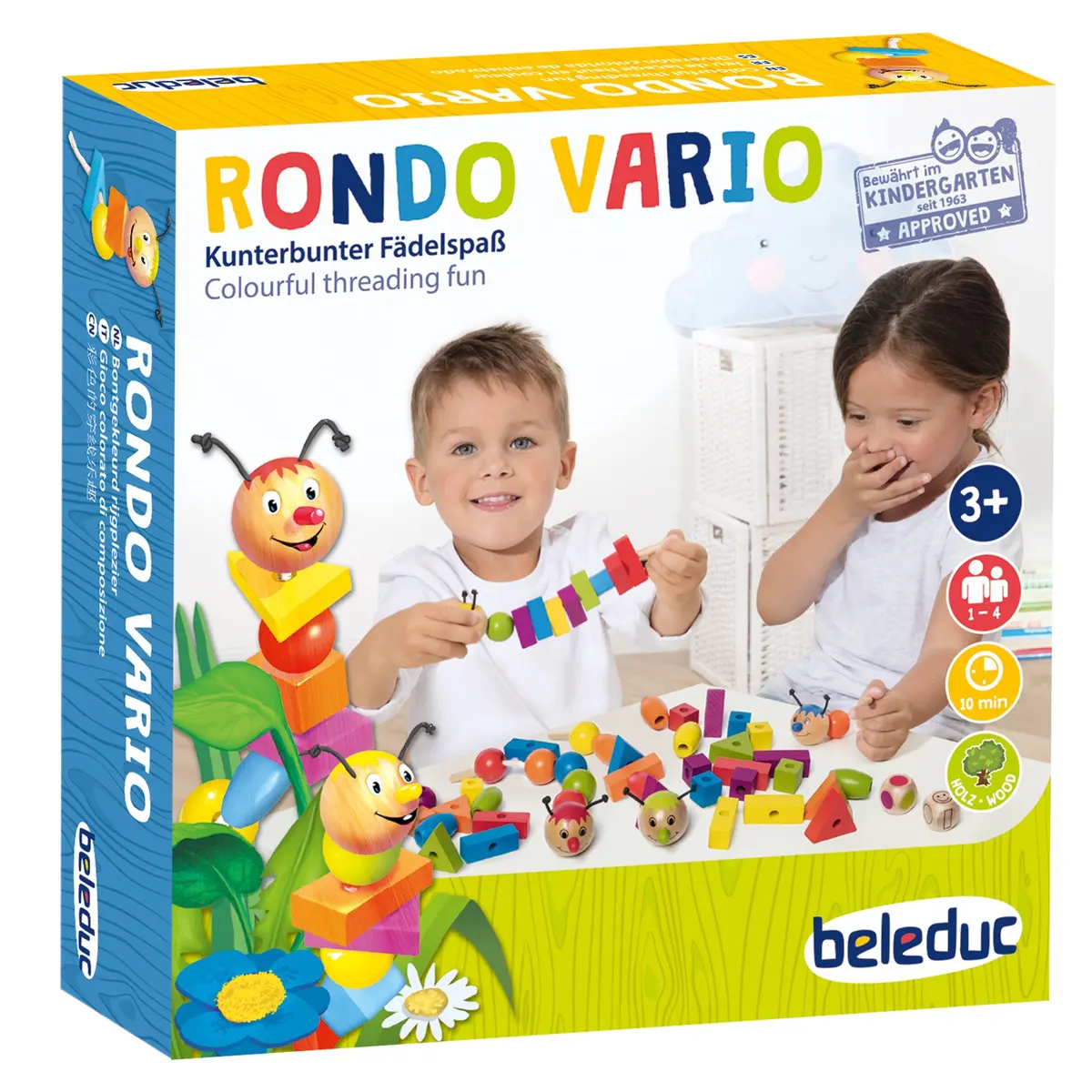 Beleduc Rondo Vario Game - Educational Color And Shape Matching Toy 1