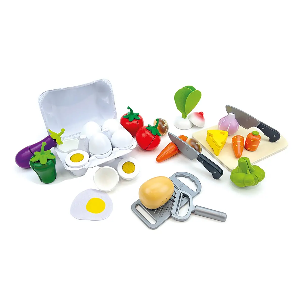 Beleduc Xl Cooking Essentials Play Set With Vegetables 1