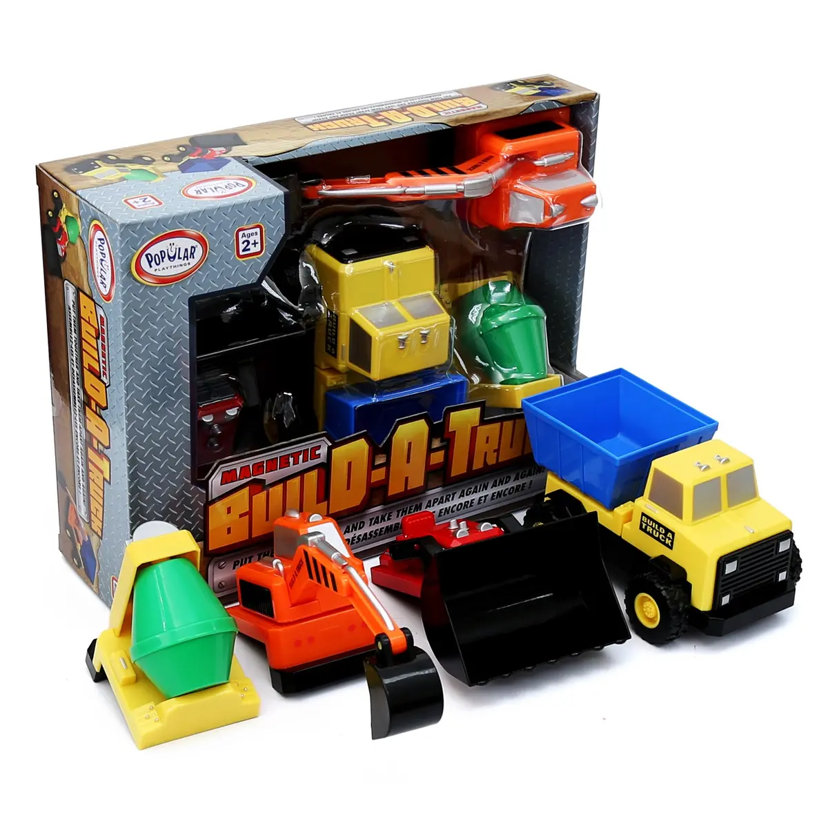 Popular Playthings Magnetic Build-A-Truck Set - Create Your Own Truck 1