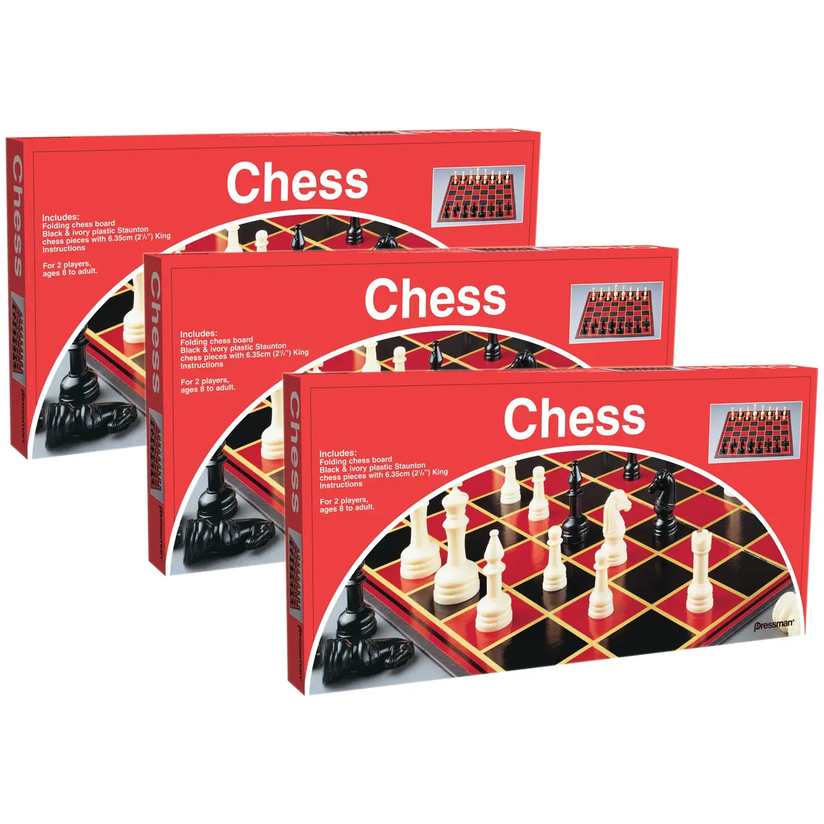 Pressman Chess Strategy Board Game, Triple Pack Edition 1
