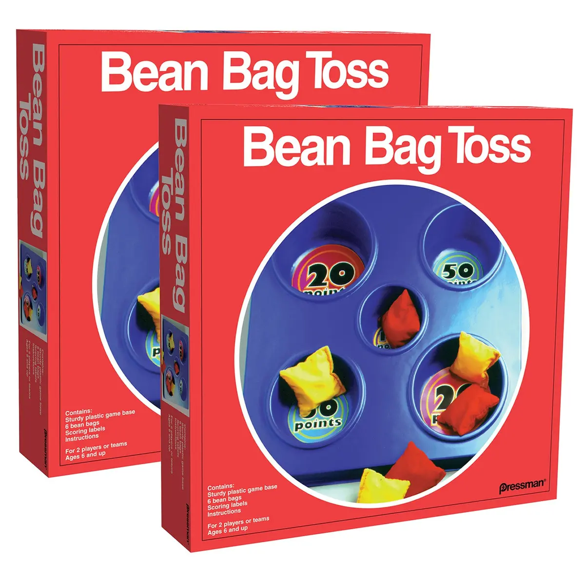 Pressman Dual Pack Bean Bag Toss Game - Multicolor Outdoor Fun 1
