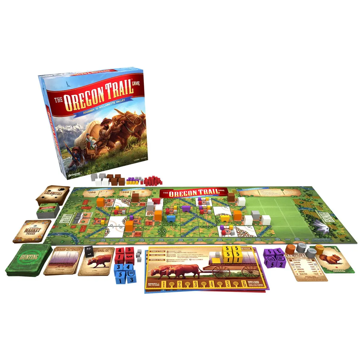 Pressman Oregon Trail Adventure Board Game 1