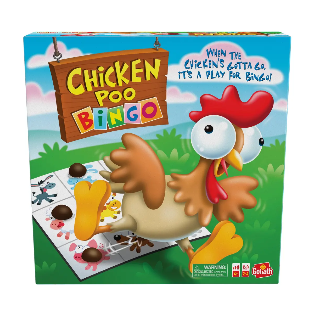 Goliath Chicken Poo Bingo Family Board Game 1