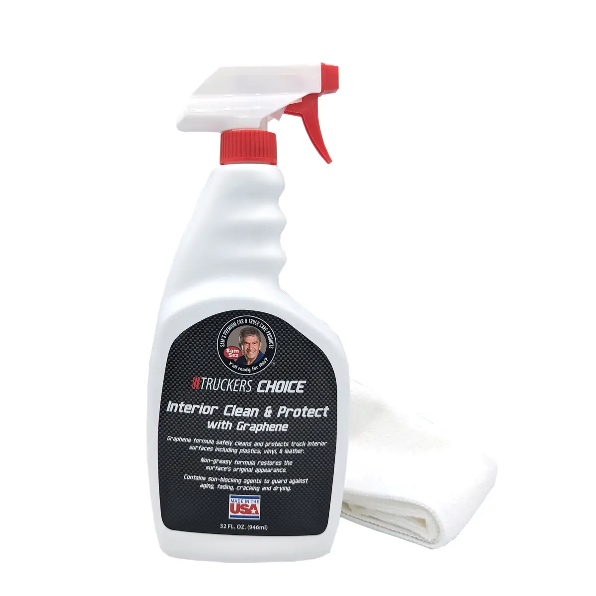 Truckers Choice Interior Clean & Protect With Microfiber 1