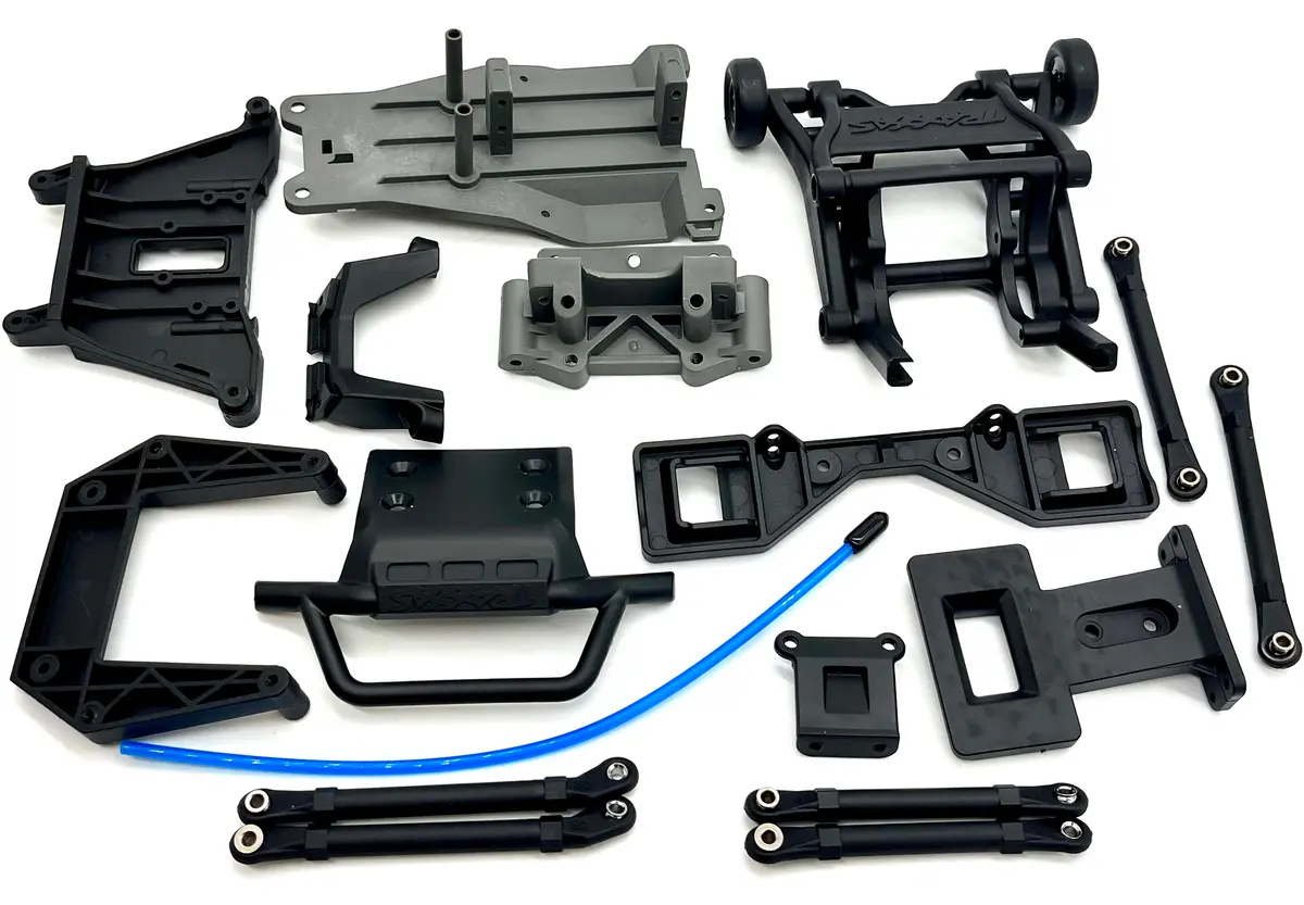Rustler 2Wd Bl-2S Bumper, Towers, Push Rods & Wheelie Bar Traxxas 37354-4 1