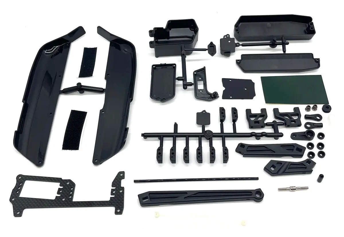 Mbx8r Plastic Set (Side Stone Mud Guards Tension Rod Radio Box Tray Mugen E2027 1