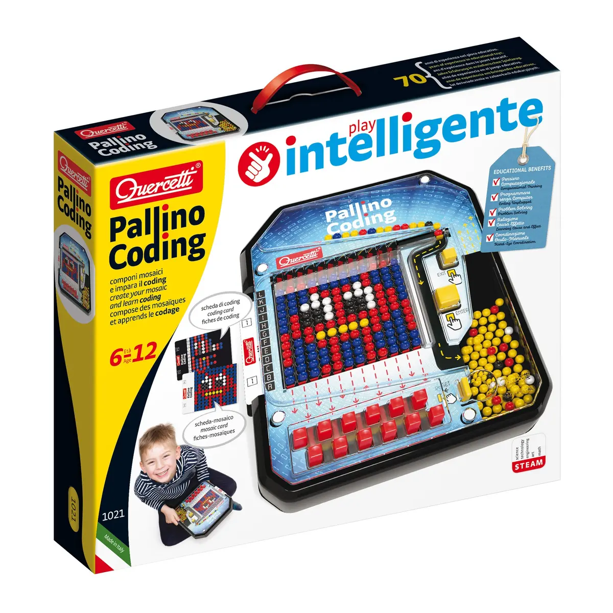 Quercetti® Pallino Coding: Unplugged Mosaic Magic 1