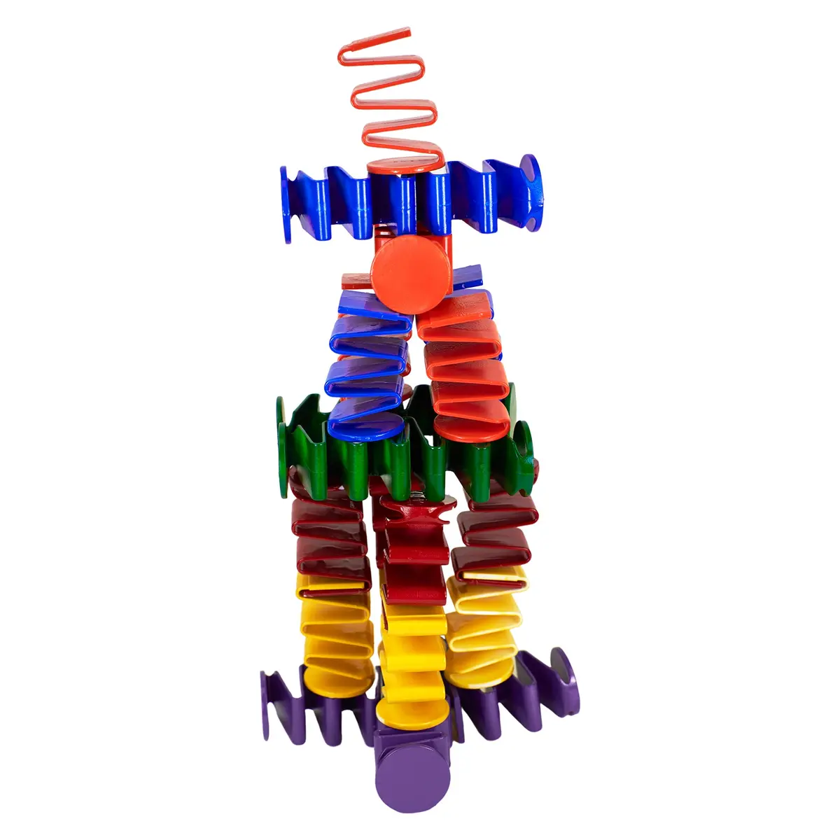Roylco Colorful Spring-Loaded Building Blocks – 24 Piece Set 1
