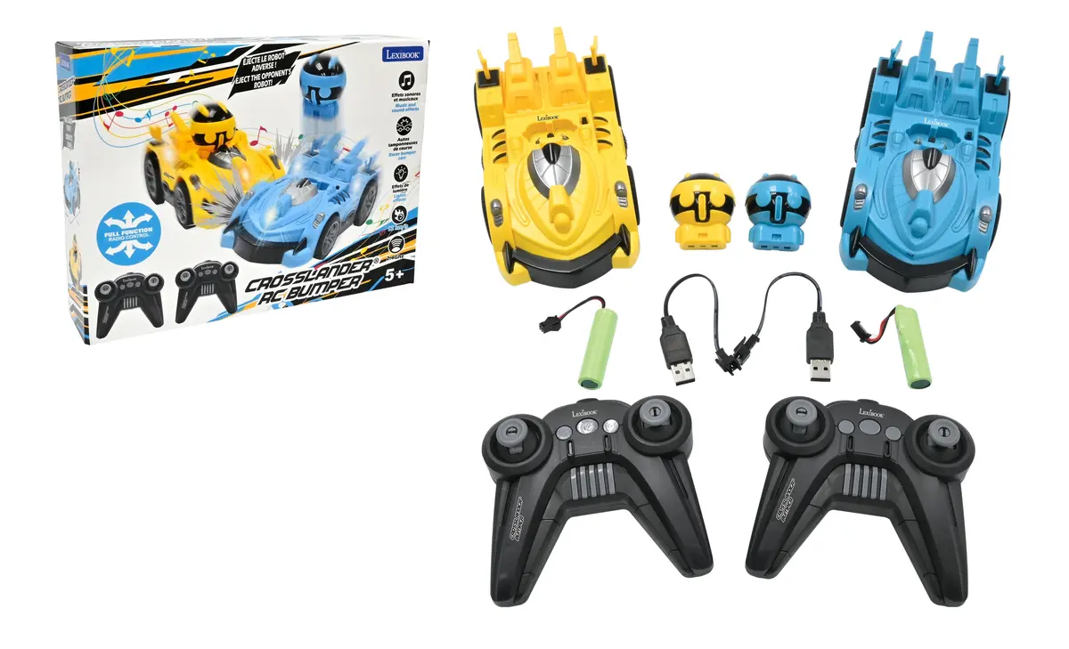 Lexibook Crosslander Bumper Radio-Controlled Cars With Removable Figures 1