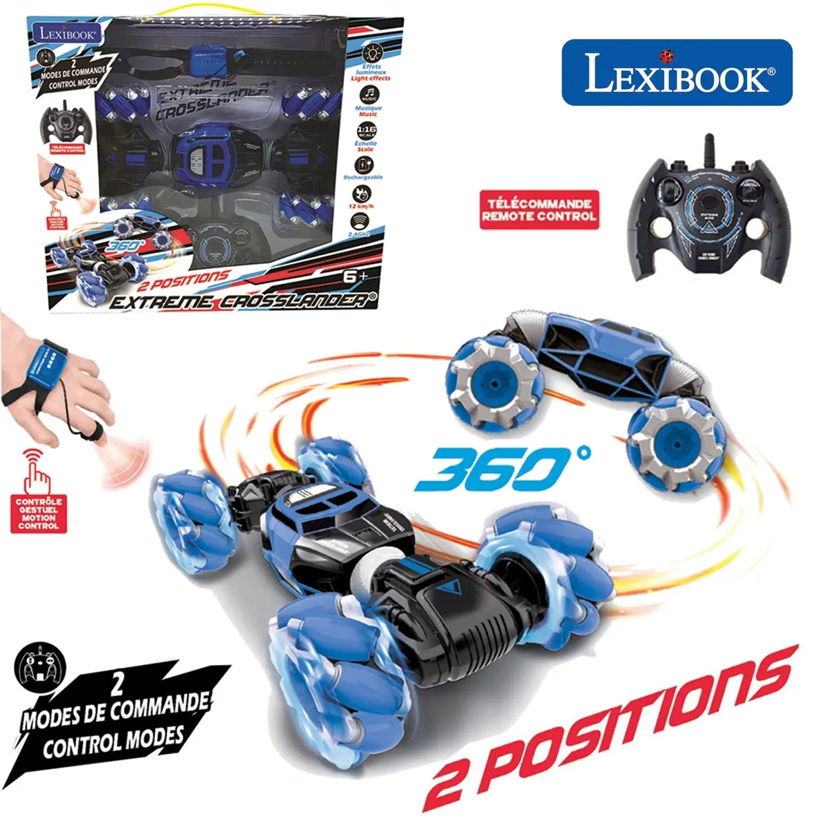 Lexibook Radio Control Extreme Crosslander - Blue/Black 1
