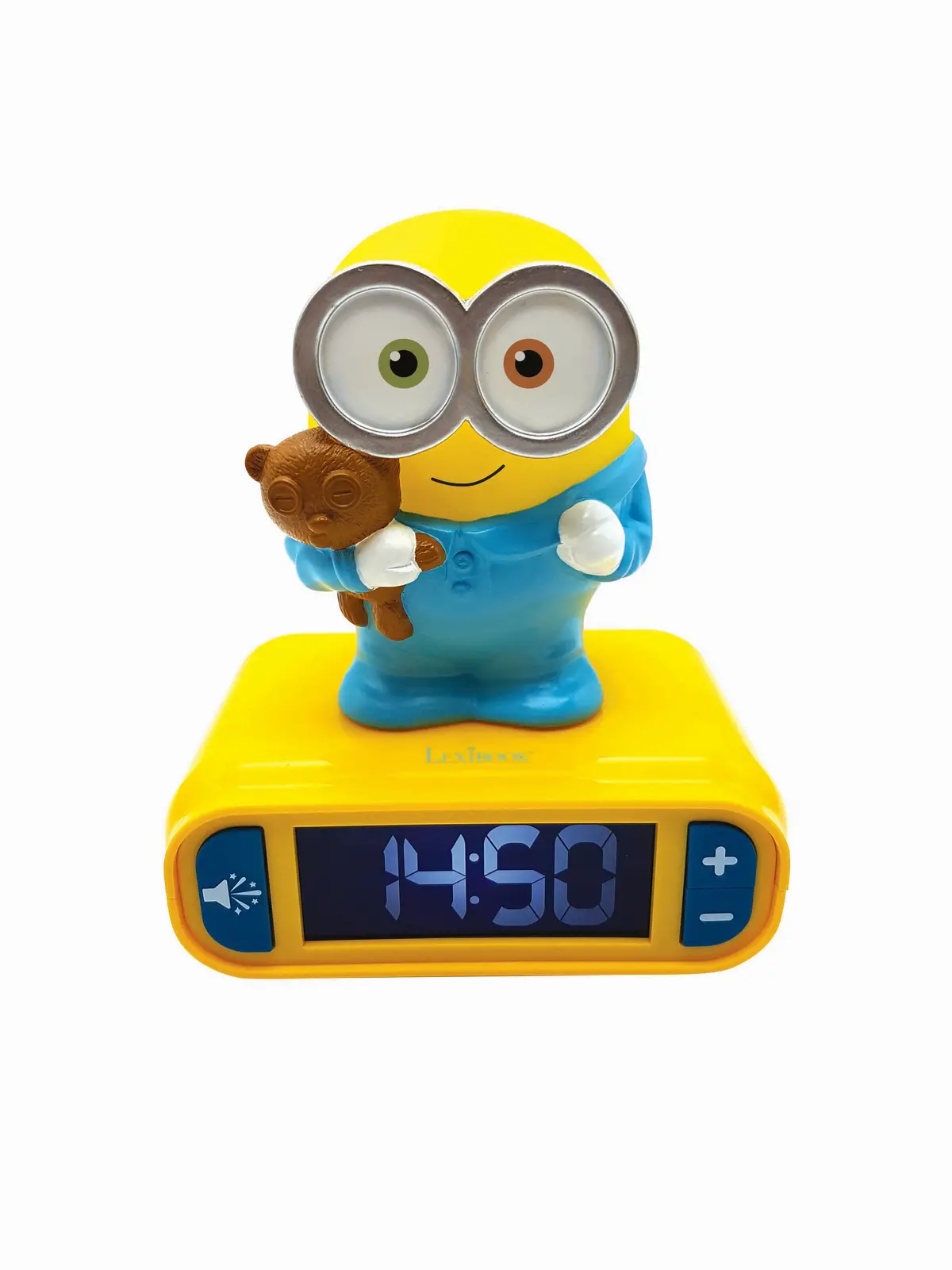 Lexibook Minions 3D Alarm Clock With Nightlight & Sound Effects 1