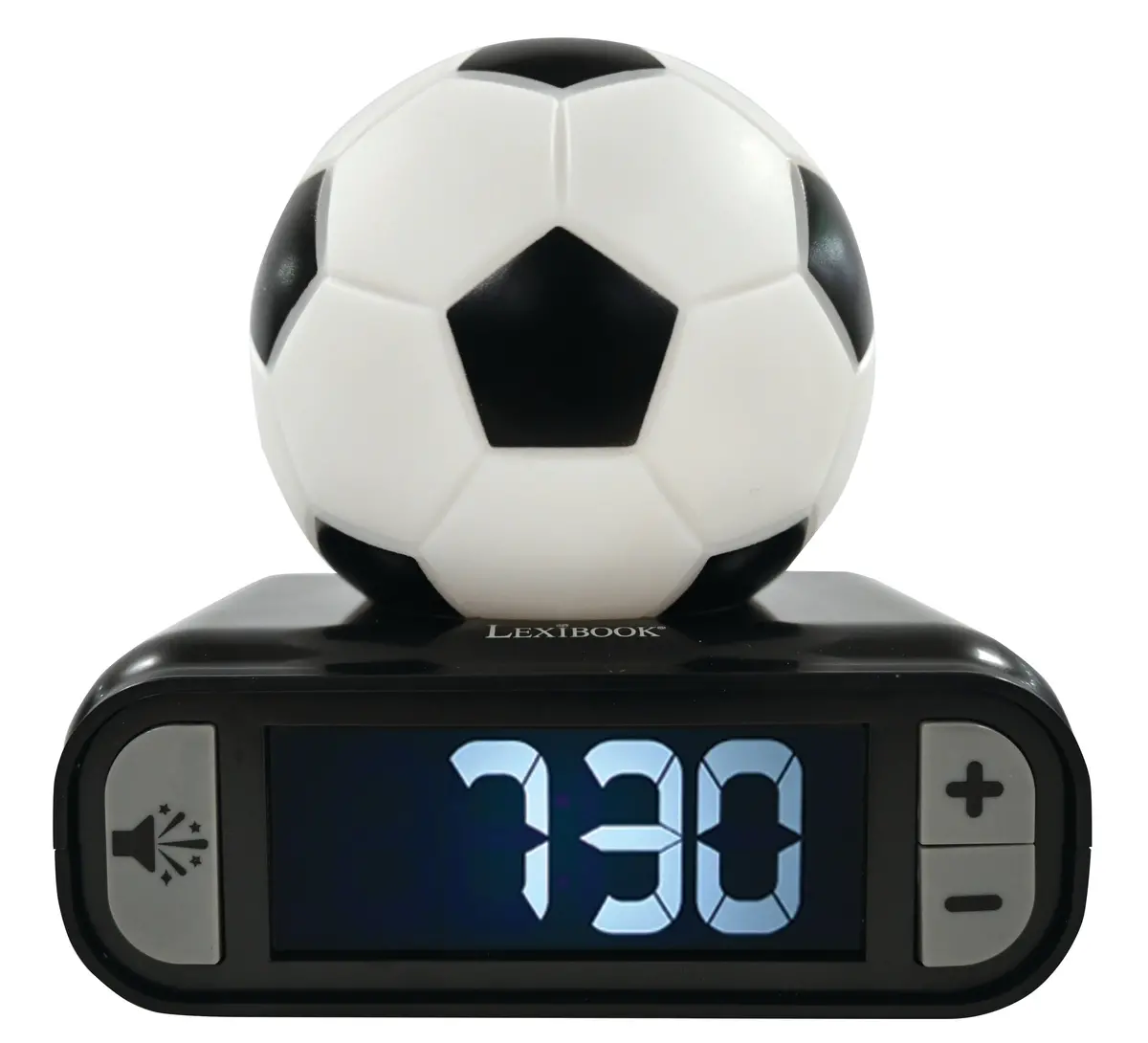 Lexibook Soccer Digital Alarm Clock With Nightlight - Sleep-Friendly Screen 1