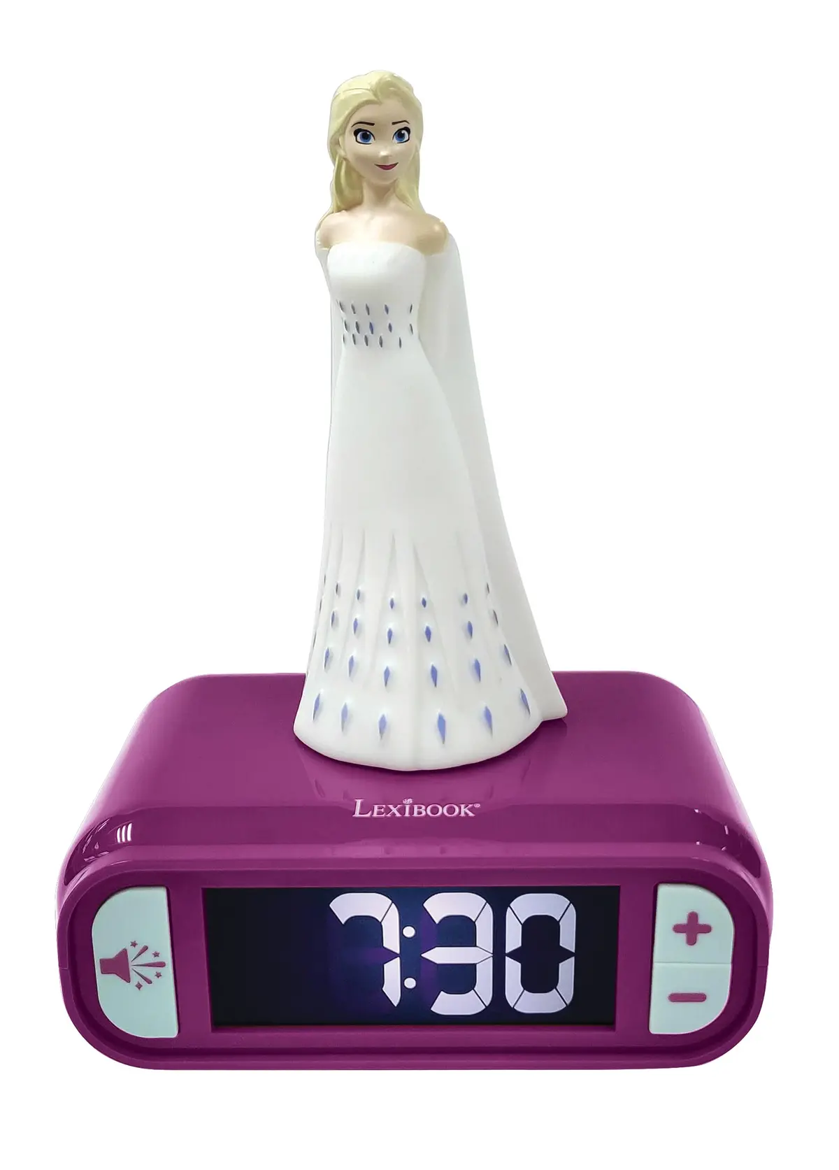 Disney Frozen Elsa & Anna Digital Alarm Clock With Night Light & Music 1