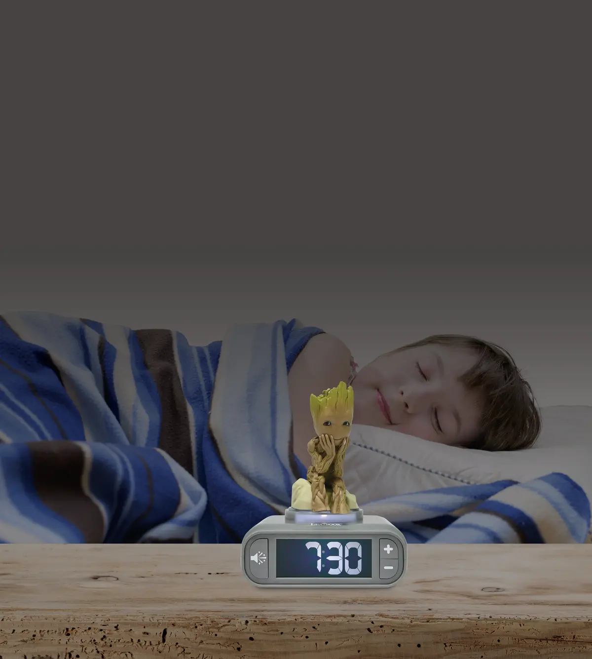 Groot Nighlight Alarm Clock With Sounds 1