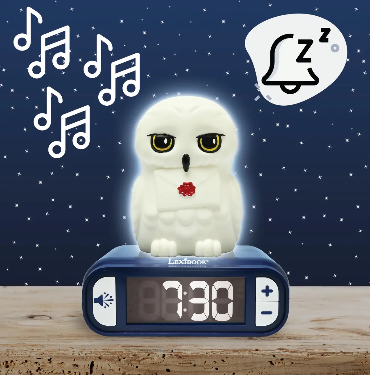 Hedwig Night Light Alarm Clock With Sounds 1