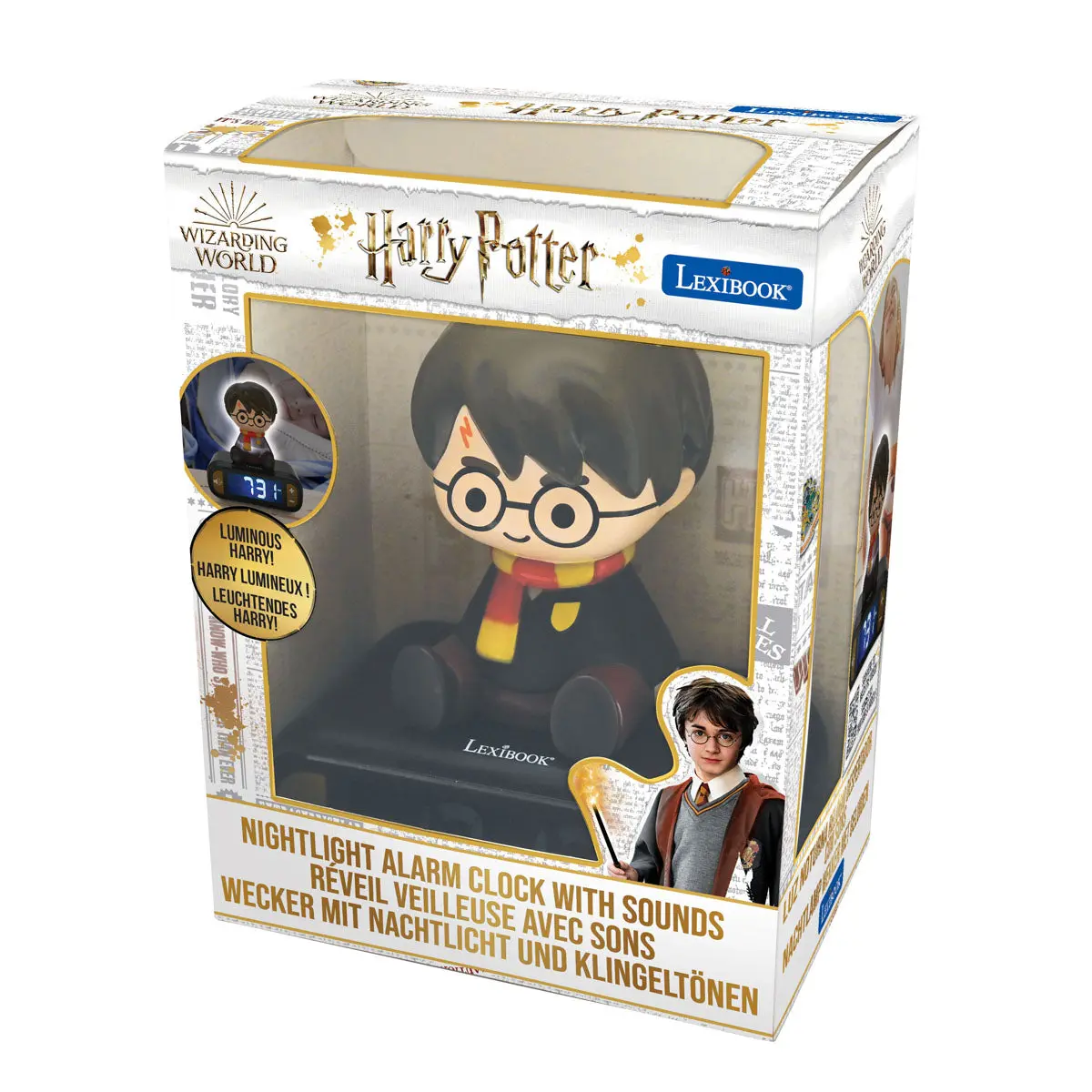 Harry Potter 3D Magic Light-Up Alarm Clock And Nightlight 1