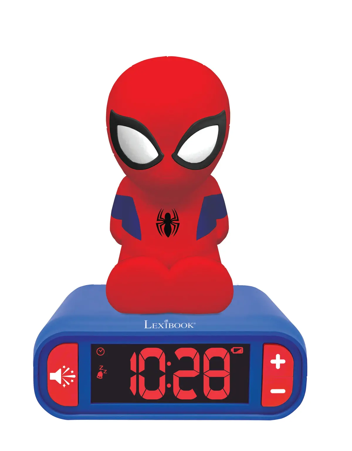 Spider-Man Digital Alarm Clock With Nightlight - Exciting Sound Effects 1
