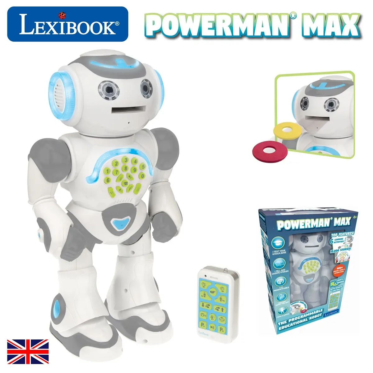 Lexibook Powerman Max - Interactive Educational Robot - Stem Learning Toy 1