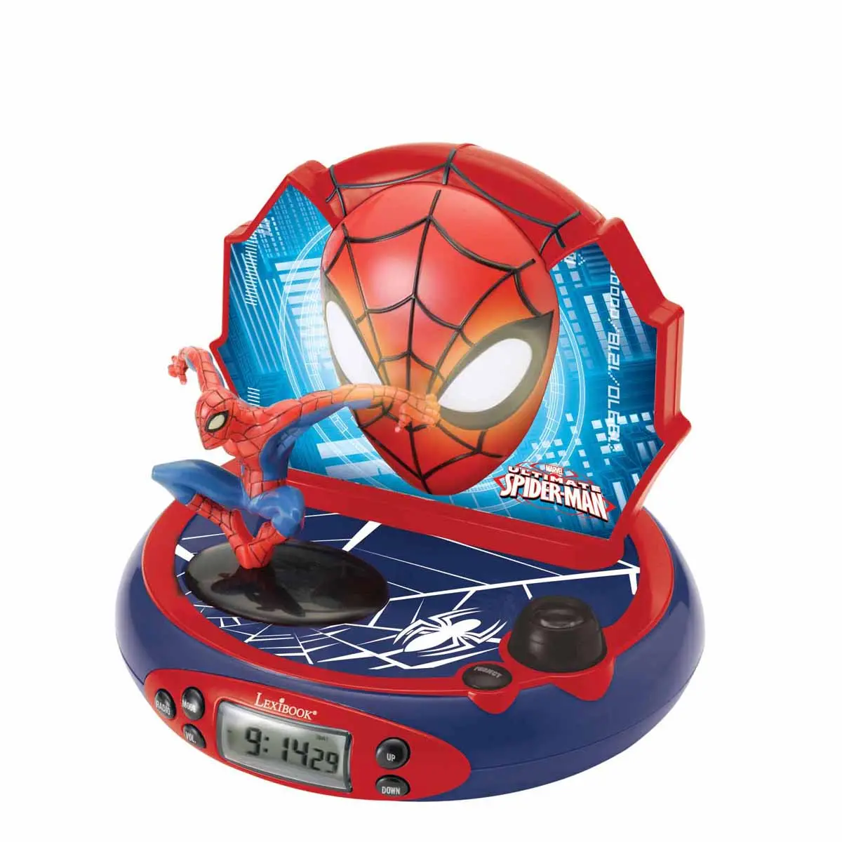 3D Spider-Man Projector Clock With Super Hero Sounds 1