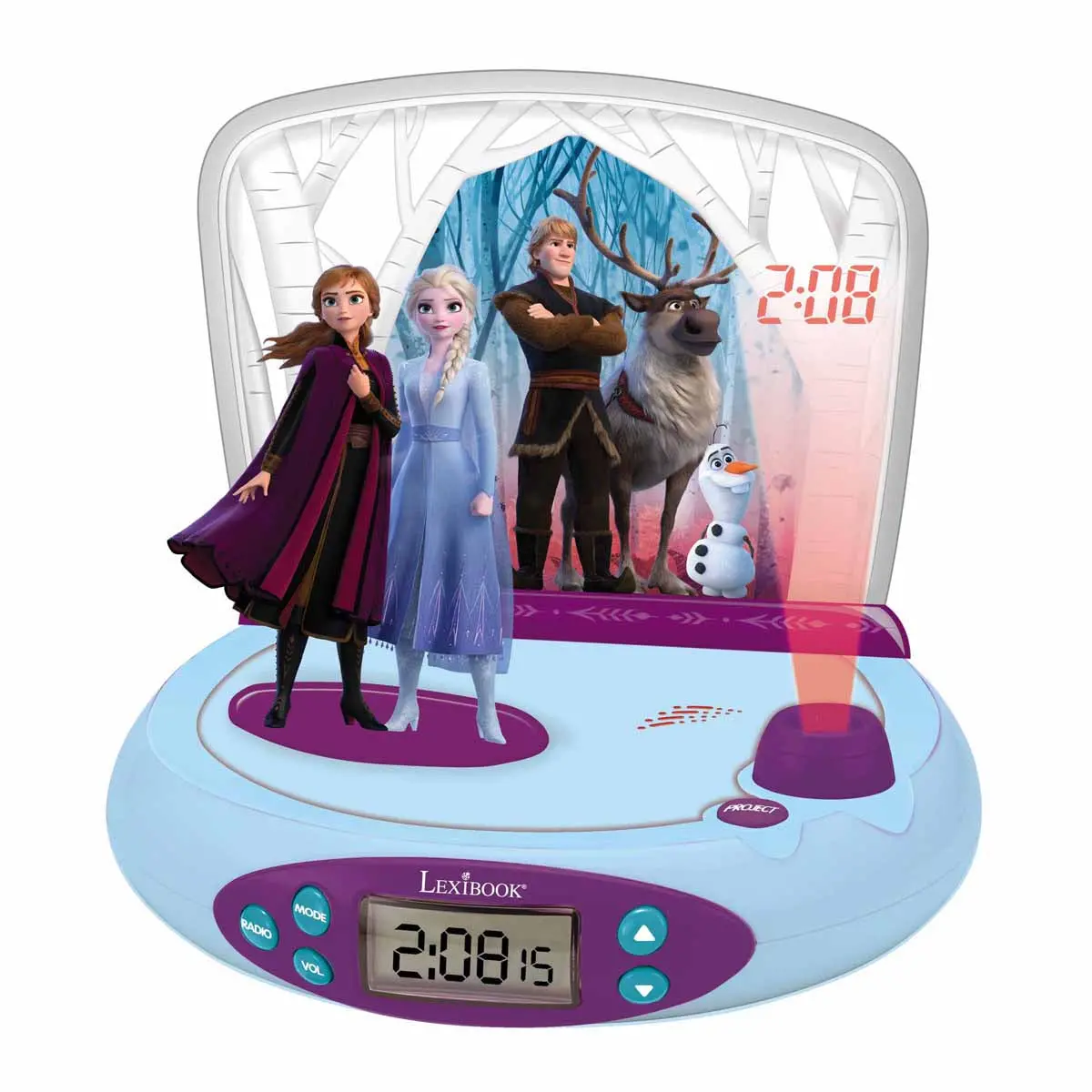 Disney Frozen Ii Projector Clock With Sounds 1