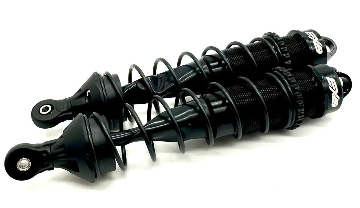 Arrma Kraton 6S V6 Blx - Rear Shocks Assembled Dampers & Springs Black Ara8608v6 1