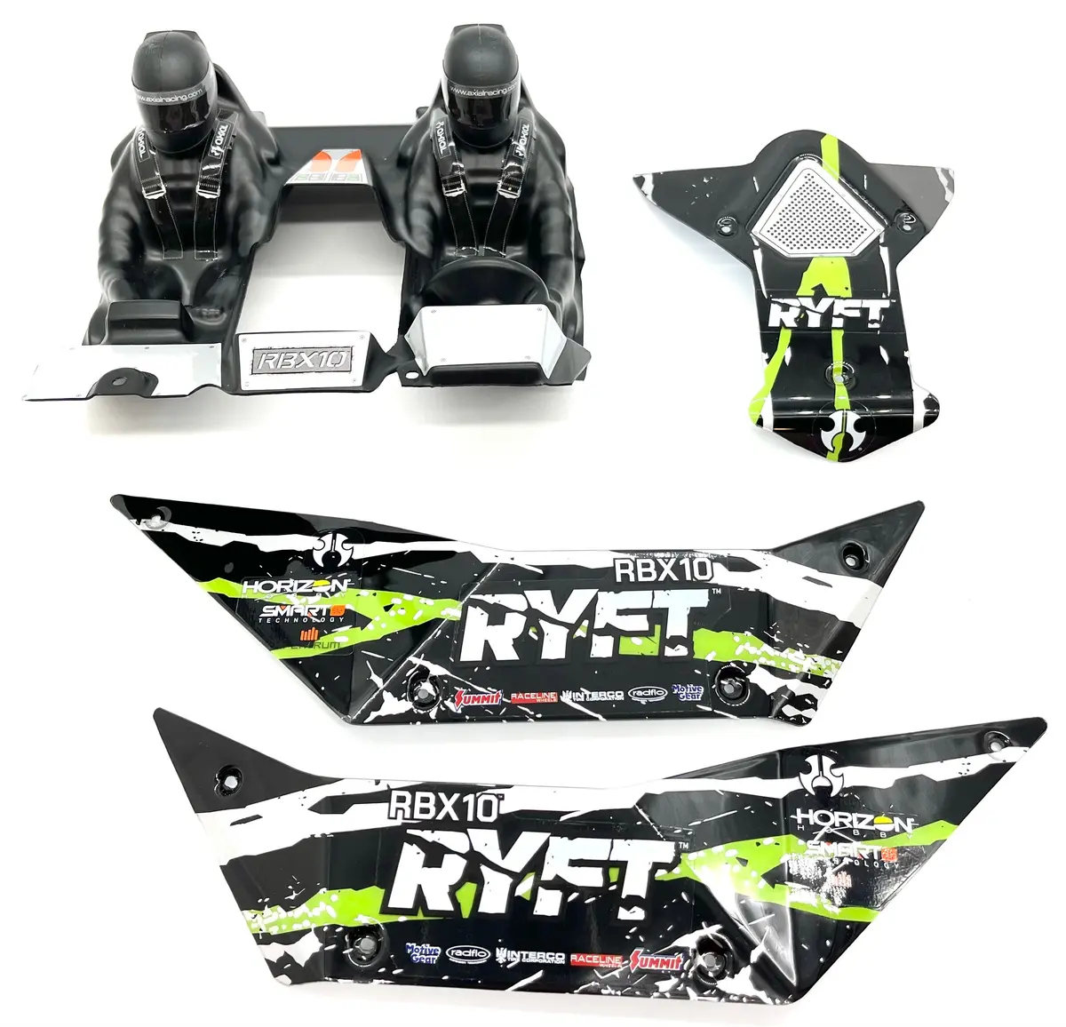 Axial Ryft Body Panels & Interior/Driver (Black Set)(Axi230032; Axi230033) Axi03005 1