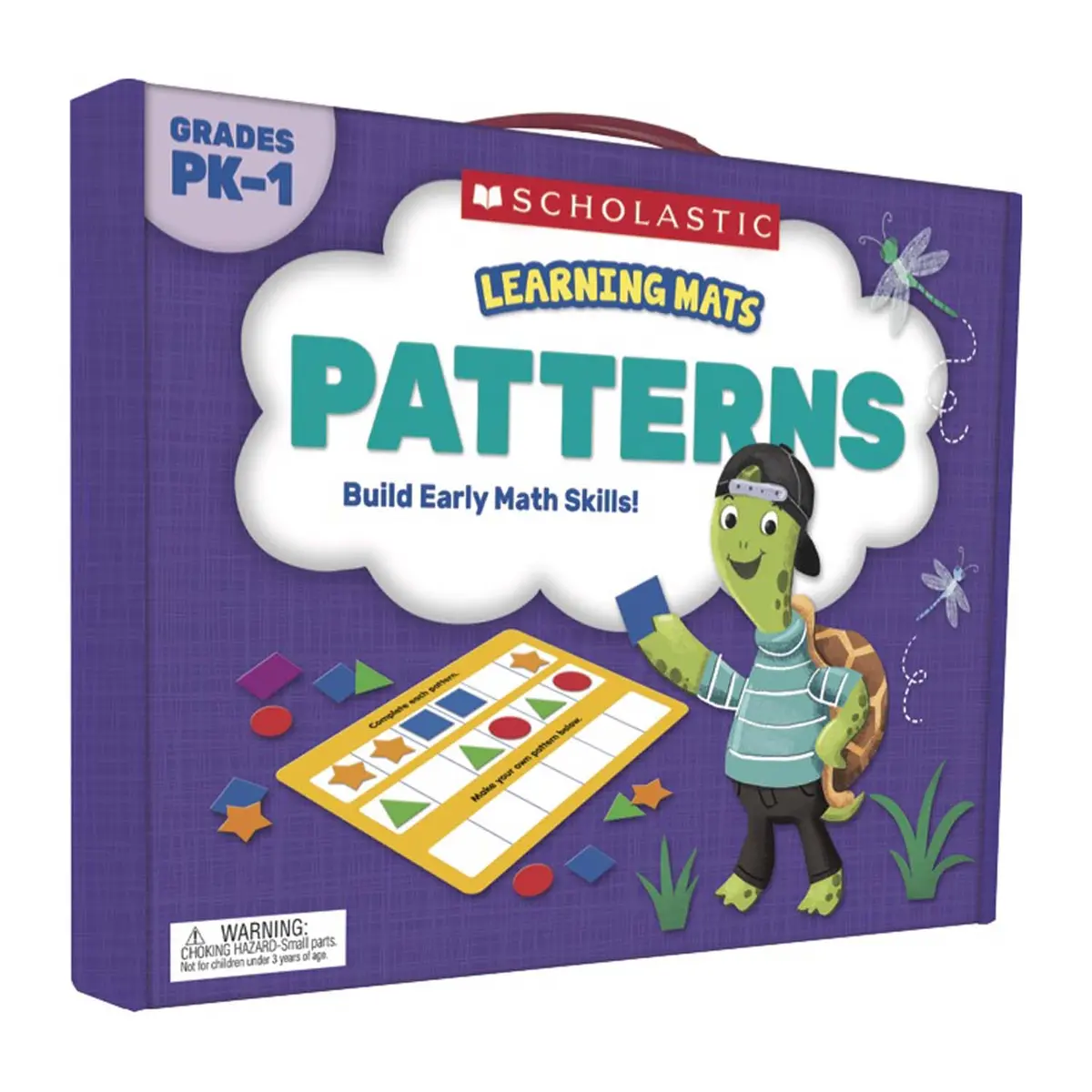 Scholastic Learning Mats: Patterns & Shapes Exploration - Colorful Prek-1 Educational Toy 1
