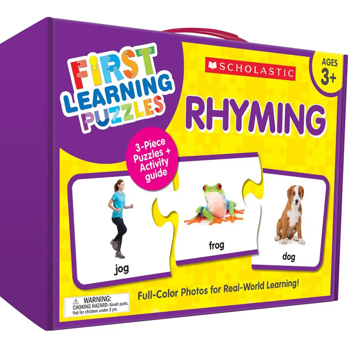Scholastic First Learning Puzzles: Rhyming - Colorful Educational Toy 1