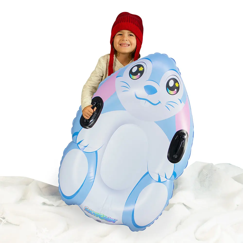 Snowcandy Snow Bunny Inflatable Snow Sled For Kids 1