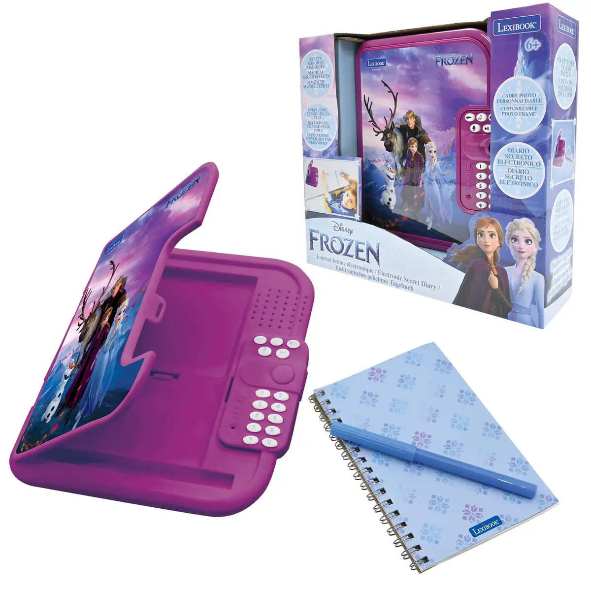Frozen Secret Safe Electronic Notebook - Pink 1