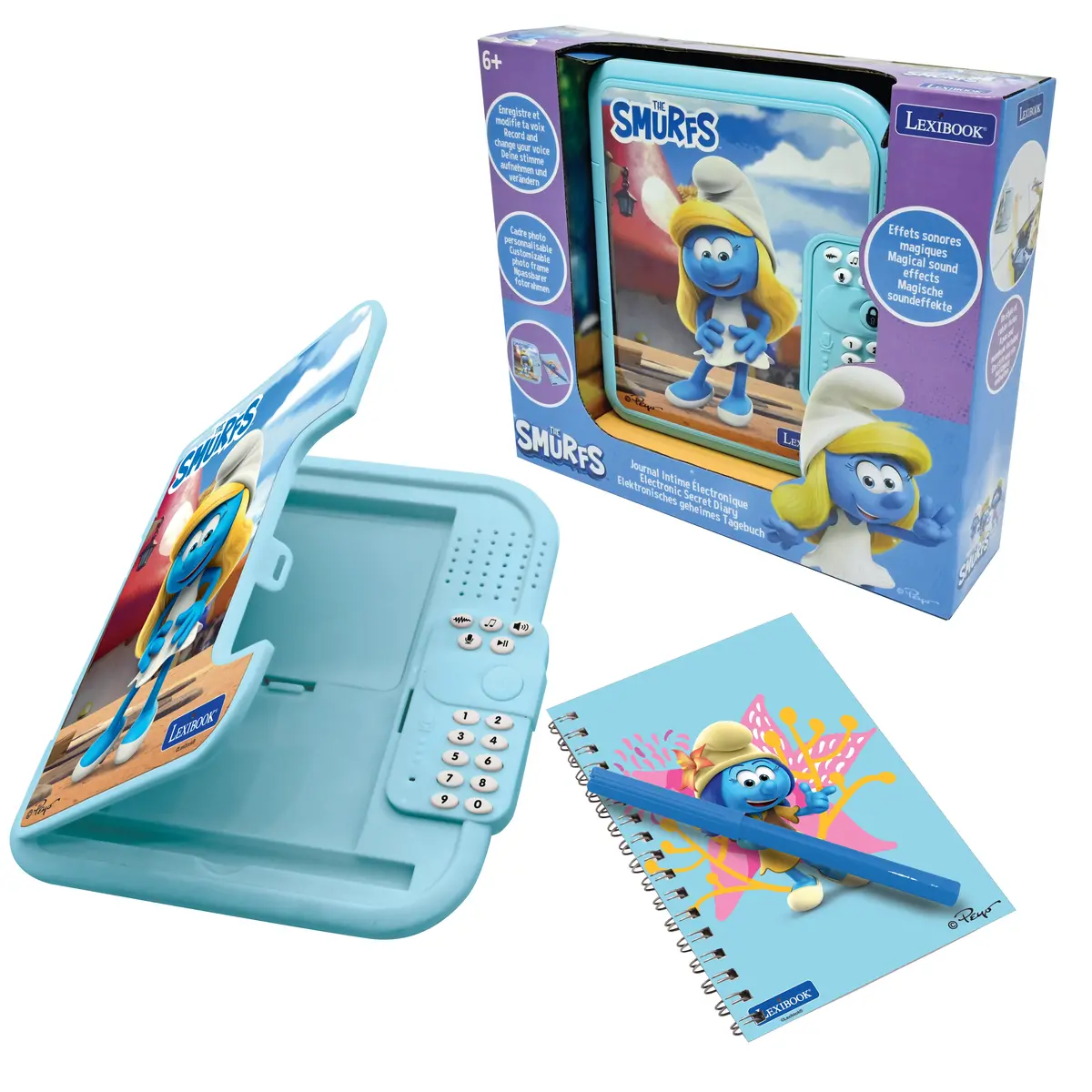 Smurfs Secret Safe Electronic Diary 1