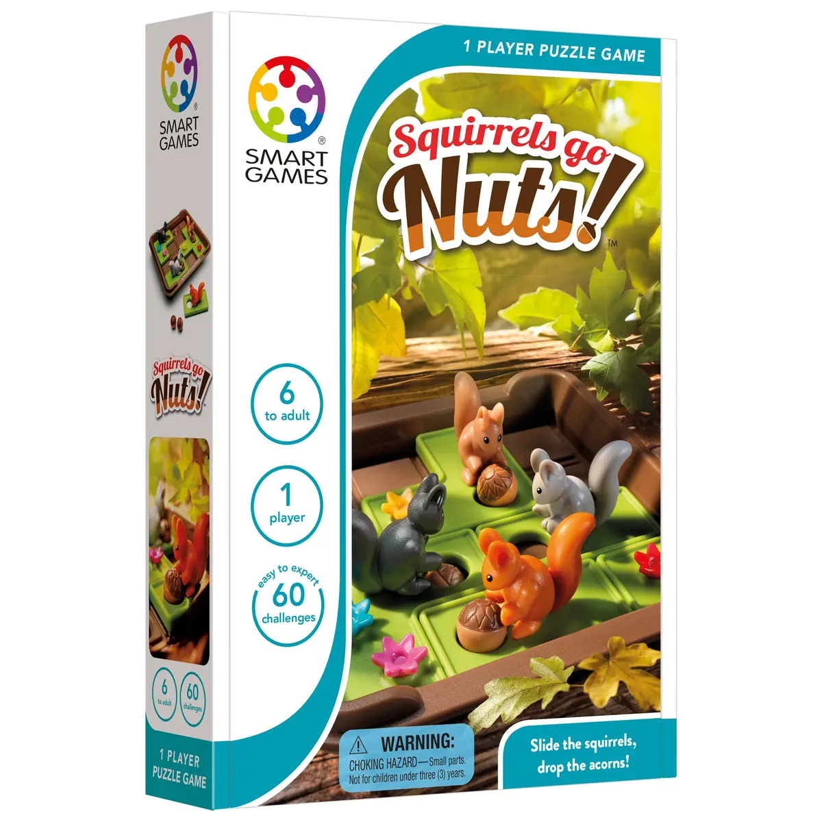 Smartgames Squirrels Go Nuts Sliding Puzzle Game 1
