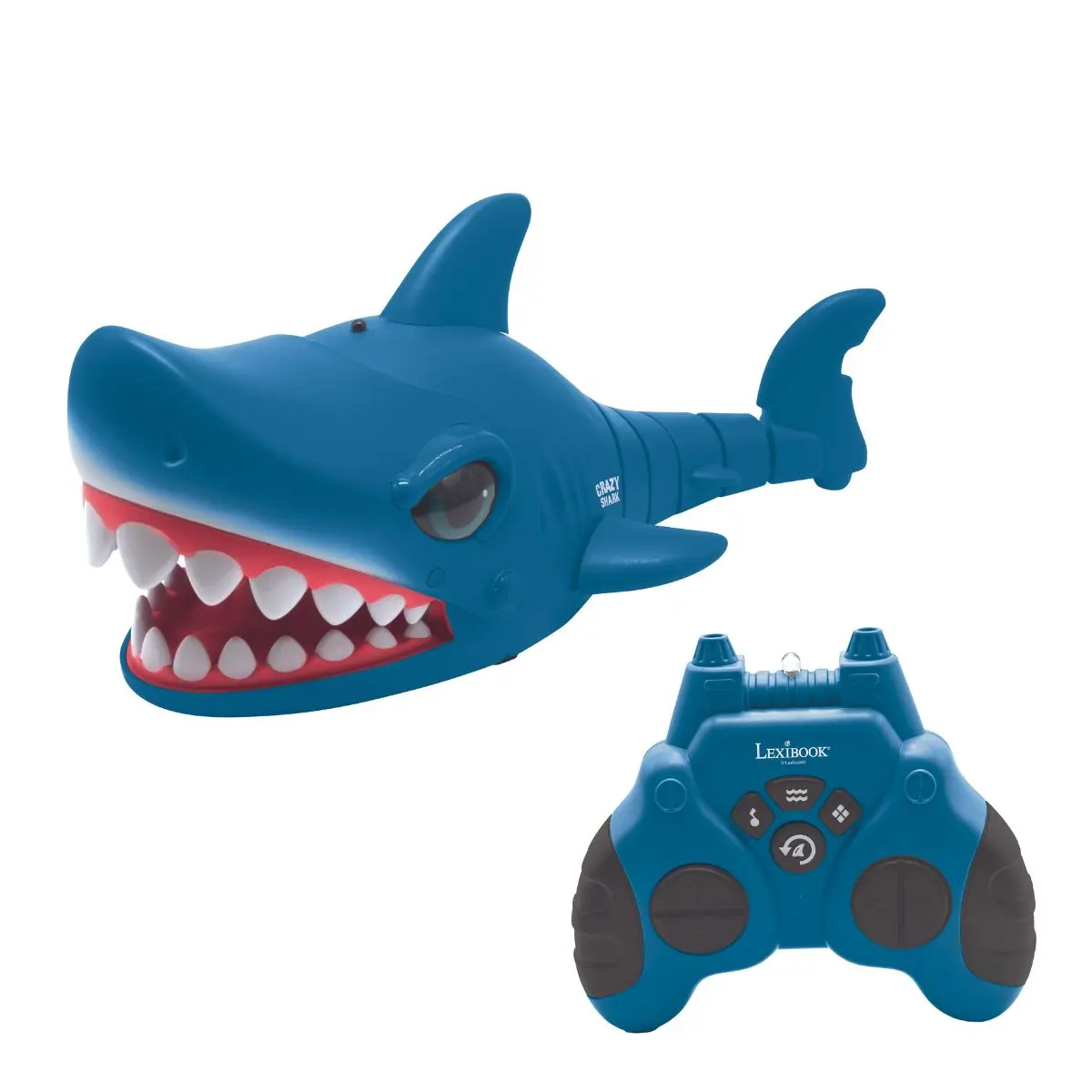 Lexibook Rc Shark – Remote Controlled Crazy Shark With Sound Effects 1